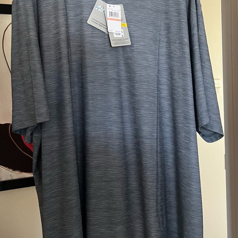 PGA Tour Men's Heathered Gray Short Sleeve Tee